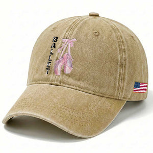 Ballerina Pointe Shoes Washed Cotton Baseball Cap Gift For Cute Ballet Girl TS12 Print Your Wear