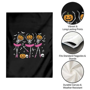 Ballet Skeleton Dance Garden Flag Funny Halloween Gift TS12 Print Your Wear