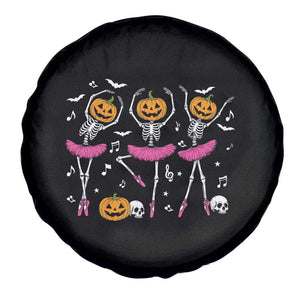 Ballet Skeleton Dance Spare Tire Cover Funny Halloween Gift TS12 Print Your Wear
