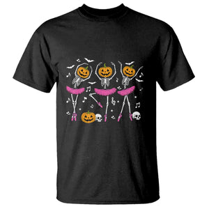 Ballet Skeleton Dance T Shirt Funny Halloween Gift TS12 Black Print Your Wear