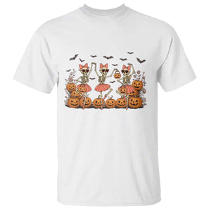 Funny Halloween Skeleton Dance T Shirt Gift For Ballet Lover TS12 White Print Your Wear
