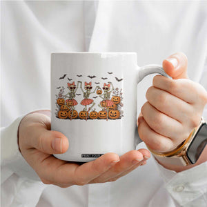 Funny Halloween Skeleton Dance Coffee Mug Gift For Ballet Lover TS12 Print Your Wear