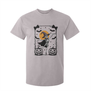 Funny Skeleton Witches Dance Ballet T Shirt For Kid Halloween Gift TS12 Ice Gray Print Your Wear