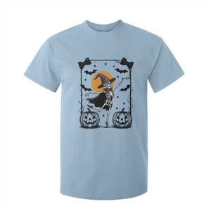 Funny Skeleton Witches Dance Ballet T Shirt For Kid Halloween Gift TS12 Light Blue Print Your Wear
