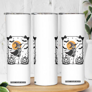 Funny Skeleton Witches Dance Ballet Skinny Tumbler Halloween Gift TS12 Print Your Wear