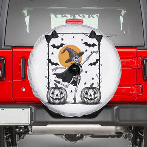 Funny Skeleton Witches Dance Ballet Spare Tire Cover Halloween Gift TS12 White Print Your Wear