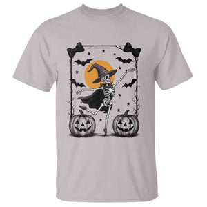 Funny Skeleton Witches Dance Ballet T Shirt Halloween Gift TS12 Ice Gray Print Your Wear