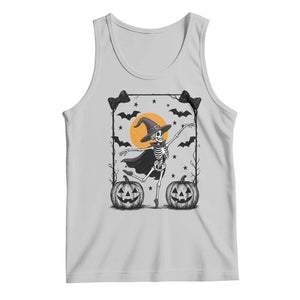 Funny Skeleton Witches Dance Ballet Tank Top Halloween Gift TS12 Ash Print Your Wear
