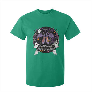 Trick Or Treat Point Your Feet T Shirt For Kid Funny Halloween Ballet Gift TS12 Irish Green Print Your Wear