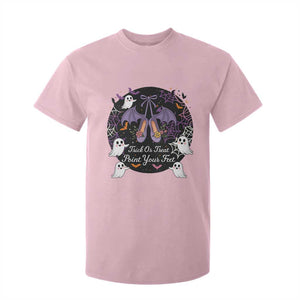 Trick Or Treat Point Your Feet T Shirt For Kid Funny Halloween Ballet Gift TS12 Light Pink Print Your Wear