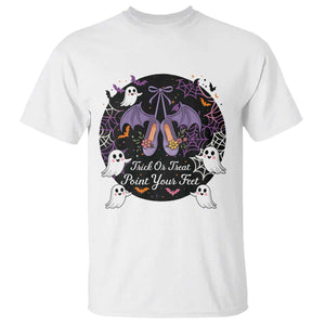 Trick Or Treat Point Your Feet T Shirt Funny Halloween Ballet Gift TS12 White Print Your Wear