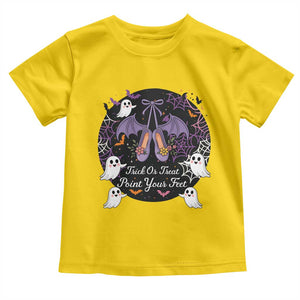 Trick Or Treat Point Your Feet Toddler T Shirt Funny Halloween Ballet Gift TS12 Daisy Print Your Wear