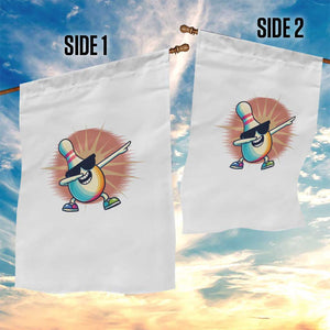 Dabbing Bowling Pin Garden Flag Funny Player Gift TS12 Print Your Wear