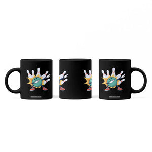 Funny Bowling Ball Dab Coffee Mug Sports Lover Gift TS12 Print Your Wear