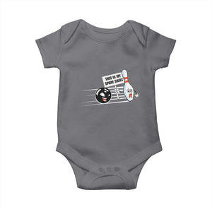 This Is My Spare Shirt Baby Onesie Funny Bowling Gift TS12 Charcoal Print Your Wear