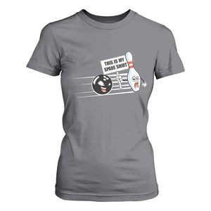 This Is My Spare Shirt T Shirt For Women Funny Bowling Gift TS12 Charcoal Print Your Wear