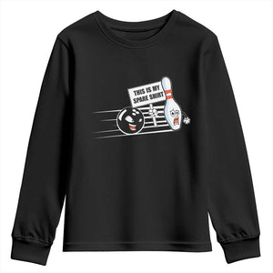 This Is My Spare Shirt Youth Sweatshirt Funny Bowling Gift TS12 Black Print Your Wear