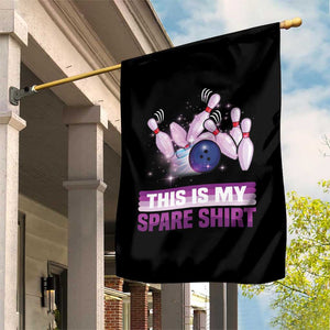 Funny Bowling Lover Garden Flag This Is My Spare Shirt Quote TS12 Print Your Wear