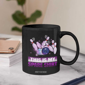Funny Bowling Lover Coffee Mug This Is My Spare Shirt Quote TS12 Print Your Wear