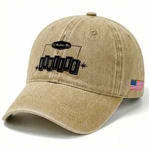 Id Rather Be Bowling Washed Cotton Baseball Cap Funny Bowler Gift TS12 Print Your Wear