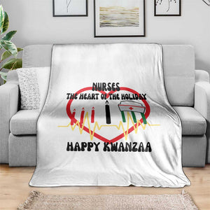 Nurse The Heart Of The Holiday Throw Blanket Happy Kwanzaa Medical Gift TS12 Print Your Wear