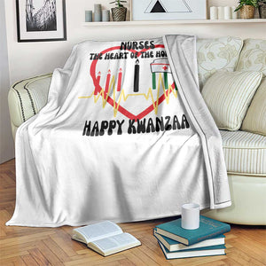 Nurse The Heart Of The Holiday Throw Blanket Happy Kwanzaa Medical Gift TS12 Print Your Wear