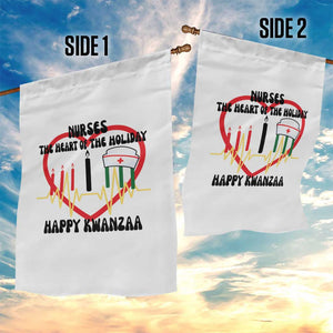 Nurse The Heart Of The Holiday Garden Flag Happy Kwanzaa Medical Gift TS12 Print Your Wear