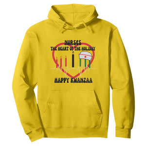 Nurse The Heart Of The Holiday Hoodie Happy Kwanzaa Medical Gift TS12 Daisy Print Your Wear