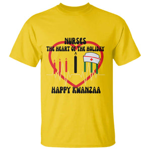 Nurse The Heart Of The Holiday T Shirt Happy Kwanzaa Medical Gift TS12 Daisy Print Your Wear