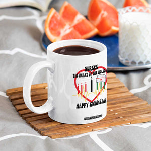 Nurse The Heart Of The Holiday Coffee Mug Happy Kwanzaa Medical Gift TS12 Print Your Wear