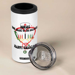 Nurses The Heart Of The Holiday 4 in 1 Can Cooler Tumbler Kwanzaa Celebration Gift TS12 Print Your Wear