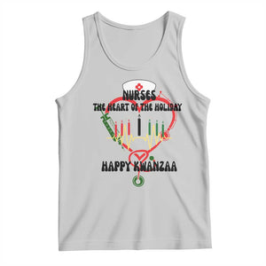Nurses The Heart Of The Holiday Tank Top Kwanzaa Celebration Gift TS12 Ash Print Your Wear