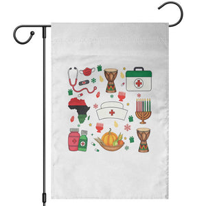 Happy Kwanzaa Nurse Pride Garden Flag African Culture Holiday Gift TS12 Black Print Your Wear