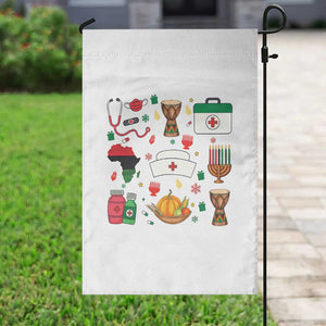 Happy Kwanzaa Nurse Pride Garden Flag African Culture Holiday Gift - Print Your Wear
