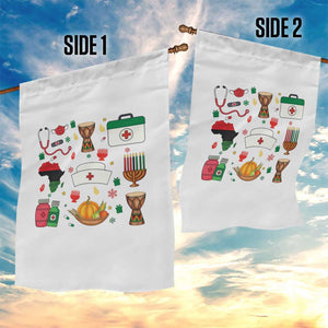 Happy Kwanzaa Nurse Pride Garden Flag African Culture Holiday Gift - Print Your Wear