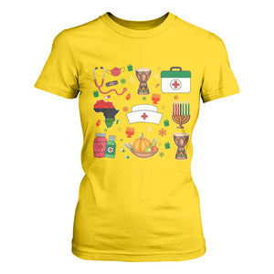 Happy Kwanzaa Nurse Pride T Shirt For Women African Culture Holiday Gift TS12 Daisy Print Your Wear