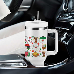 Happy Kwanzaa Nurse Pride Tumbler With Handle African Culture Holiday Gift TS12 Print Your Wear