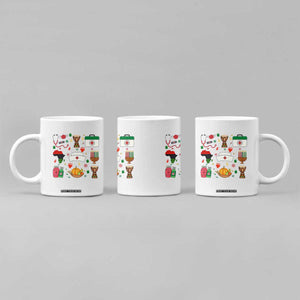 Happy Kwanzaa Nurse Pride Coffee Mug African Culture Holiday Gift - Print Your Wear