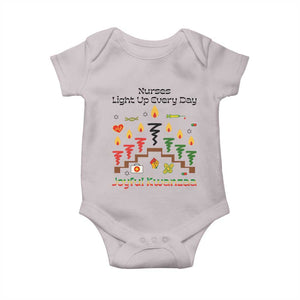 Joyful Kwanzaa Nurse Gift Baby Onesie Light Up Everyday TS12 Ice Gray Print Your Wear