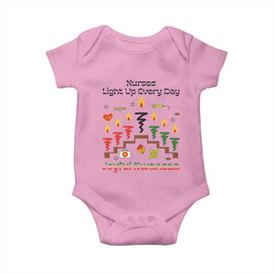 Joyful Kwanzaa Nurse Gift Baby Onesie Light Up Everyday TS12 Light Pink Print Your Wear