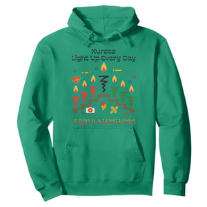 Joyful Kwanzaa Nurse Gift Hoodie Light Up Everyday TS12 Irish Green Print Your Wear