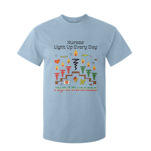 Joyful Kwanzaa Nurse Gift T Shirt For Kid Light Up Everyday TS12 Light Blue Print Your Wear