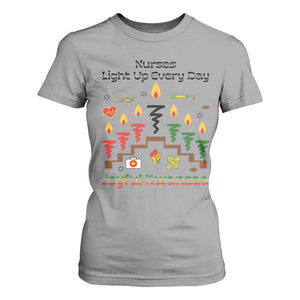 Joyful Kwanzaa Nurse Gift T Shirt For Women Light Up Everyday TS12 Sport Gray Print Your Wear