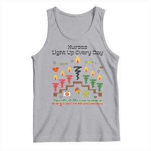 Joyful Kwanzaa Nurse Gift Tank Top Light Up Everyday TS12 Athletic Heather Print Your Wear