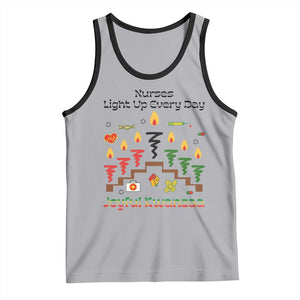 Joyful Kwanzaa Nurse Gift Tank Top Light Up Everyday TS12 Athletic Heather Black Print Your Wear