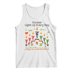 Joyful Kwanzaa Nurse Gift Tank Top Light Up Everyday TS12 White Print Your Wear