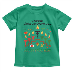 Joyful Kwanzaa Nurse Gift Toddler T Shirt Light Up Everyday TS12 Irish Green Print Your Wear