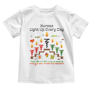 Joyful Kwanzaa Nurse Gift Toddler T Shirt Light Up Everyday TS12 White Print Your Wear