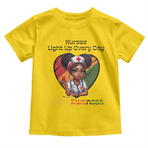 Nurses Light Up Everyday Toddler T Shirt Joyful Kwanzaa Celebration Gift TS12 Daisy Print Your Wear