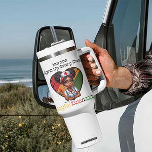 Nurses Light Up Everyday Tumbler With Handle Joyful Kwanzaa Celebration Gift TS12 Print Your Wear